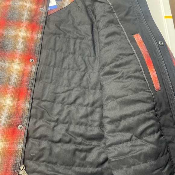 COPY - Pendleton Men’s Two-Layer Wool Blend Shirt Jacket RED L - Picture 11 of 11